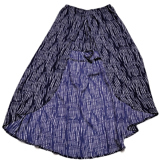 Soulmates Women’s Juniors Short Skirt Size Small Multicolored Blue White - Picture 5 of 9